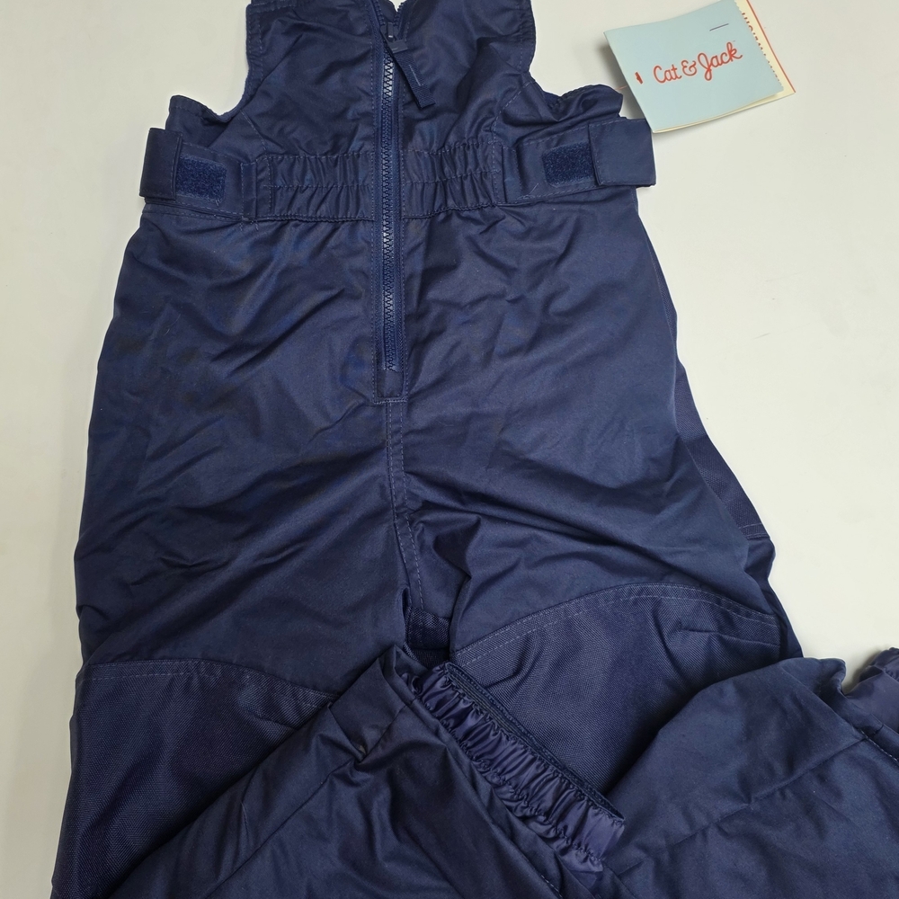 Brand New Cat & Jack Kids Navy Snow Bib/ Overalls /Snow Suit / 4T